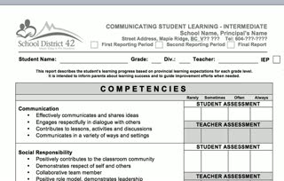 A Parent Tutorial Video on the New Reporting Practices for Intermediate
