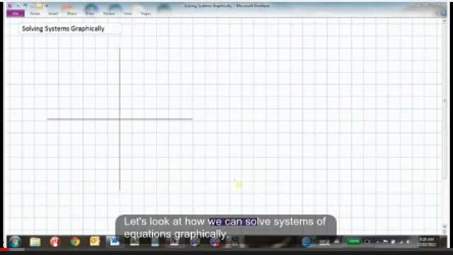 Solving Quadratic Systems Graphically