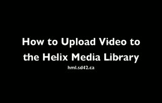 Uploading Inquiry Videos to Helix