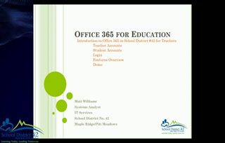 Office 365 Teacher Demo